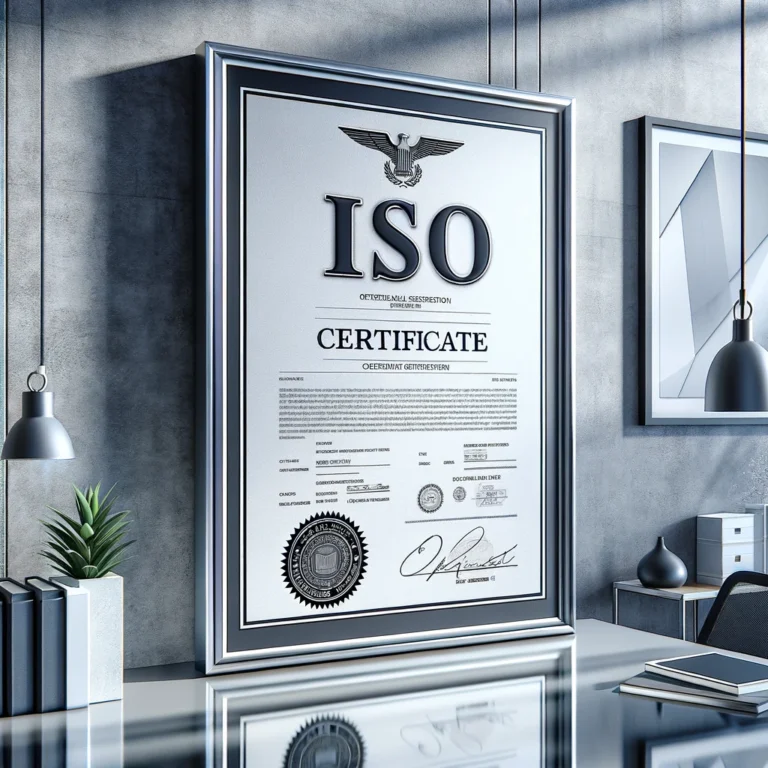 Certyfikat ISO